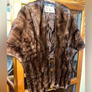 Vintage Bernard’s Mink Stole/Cape